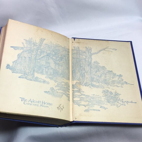 Louisa May Alcott Under The Lilacs Vintage Book Illustrated By Eunice Stephenson - Picture 12 of 12